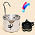 Bebedouro para Gatos em Alumínio 2 Litros | DM Pets - Imagem 1