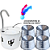 Kit Fonte para Gato + Comedouro - Colors Branco - Imagem 4