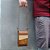 Bolsa Vertical madeira Freijo e Marfim - Imagem 5