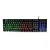 Teclado Gamer Blackfire New Preto Led RGB Usb 75857 Fortrek - Imagem 1