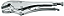 Alicate de Pressão com Mordentes Planos Dentados 10" 137P (ref. 029.004) - GEDORE - Imagem 1