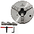 Placa para Torno 3 Castanhas Universais 250mm Ferro Fundido (Castanhas Internas e Externas) - KING TOOLS - Imagem 1