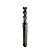 Fresa 3,5mm 4 Cortes Topo DIN844AN – 1501/110 – INDAÇO - Imagem 2