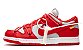 Nike Dunk Low x Off-White "University Red" - Imagem 1
