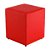 Puff Quadrado Vermelho - 35 x 45 cm - Imagem 1