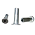 REBITE 13x16 (8x25) FERRO BICROMATIZADO TUBULAR - Imagem 1