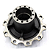 CUBO 10F RODA TRASEIRA VW CONSTELLATION/ONIBUS 13190/14190/15190 MOTOR EURO 5 | VW CONSTELLATION 14190/17190 EURO 6 (COM ABS) (ROLAMENTOS E E RETENTOR 02485BY) (ALTURA TOTAL 260MM) - Imagem 1