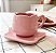 Caneca Flor Tulipa com Pires - Imagem 4
