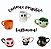 Canecas Abóbora Halloween Personagens - Imagem 1