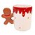 Caneca Natal Gingerbread 3D - Imagem 3