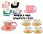 Xícaras Café Fofas (Unitárias e Kits) - Imagem 1