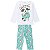 Pijama Inverno Infantil Guaxinim Anti Mosquito Kyly 207526 Branco - Imagem 1