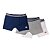 Kit Cueca Boxer Infantil (Branco/Mescla/Marinho) Serelepe 6849 - Imagem 1