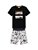 Conjunto Infantil Masculino Camiseta + Bermuda Moletinho Folhas - Milon 13925 - Imagem 1