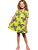 Vestido Bata Infantil Verão Borboletas Neon - Nanai 600871 - Imagem 2