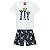 Conj Infantil Camiseta + Short Moletinho Girafas - Kyly 111567 - Imagem 1