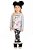 Conjunto Infantil Blusa Moletom Cinza + Legging Raposa Serelepe 5326 - Imagem 1