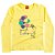 Blusa Manga Longa Infantil Kyly Cor Amarelo 206365 - Imagem 1