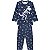 Pijama Longo Dino Esqueleto Azul Kyly 207253 - Imagem 1