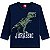 Camiseta Manga Longa Dino - Kyly 207193 - Imagem 1