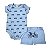 Pijama Bebê Body Curto + Short Pingo Lelê 86004 - Imagem 1