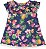 Vestido Flamingo para Bebê Azul Marinho Serelepe  5521 - Imagem 1