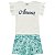 Conjunto Infantil Short Saia + Camiseta Off White Milon 11752 - Imagem 1