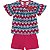 Conjunto Infantil Camiseta + Bermuda Pink Kyly 109346 - Imagem 2