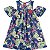 Vestido Infantil Azul Flores Kyly 109336 - Imagem 1