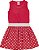 Vestido Infantil Vermelho Serelepe 5596 - Imagem 1