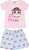 Pijama Infantil Feminino Camiseta Rosa + Short  Serelepe 5128 - Imagem 1