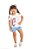 Conjunto Infantil Short Malha + Blusa Branca Serelepe 5538 - Imagem 1