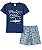 Pijama Infantil Camiseta Escamas + Short Pingo Lelê 86013 - Imagem 1