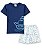 Pijama Camiseta Barco + Short Pingo Lelê 86021 - Imagem 1