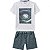 Conjunto Infantil Camiseta Mescla + Short Sarja Milon 11791 - Imagem 1