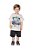 Conjunto Bermuda Infantil Moletinho + Camiseta Pega Mania 76147 - Imagem 1