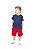 Conjunto Infantil Short em Sarja + Camiseta Pega Mania 76180 - Imagem 1