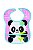 Babador com Bolso Impermeável "Panda" Rosa 5980 - Imagem 1