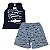 Pijama Infantil Regata Azul Marinho + Short Pingo Lelê 86014 - Imagem 1