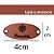 Etiquetas Em Couro Sintético Personalizada Corte Laser - 2x4cm 50 unidades - Imagem 1