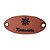 Etiquetas Em Couro Sintético Personalizada Corte Laser - 2x4cm 50 unidades - Imagem 3