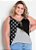 Blusa Feminina Plus Size Alcinhas Recortes Várias Cores - Imagem 3