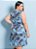 Vestido Curto Sem Manga Acinturado Plus Size Várias Cores - Imagem 6