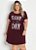 Vestido Feminino T-shirt Dress em Algodão Plus Size - Imagem 2