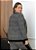 Jaqueta Feminina Bomber em Moletinho Plus Size Xadrez - Imagem 2