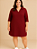 Vestido Chemise  Feminino Estilo Camisa Plus Size - Imagem 1