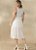 Vestido Feminino Off White Midi Plus Size  Festa e Casamento - Imagem 2
