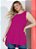 Blusa Feminina Mullet Plus Size Viscolycra Várias Cores - Imagem 2