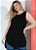Blusa Feminina Mullet Plus Size Viscolycra Várias Cores - Imagem 3