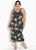 Vestido Feminino Midi Modelo Tubinho Estampado Plus Size - Imagem 1